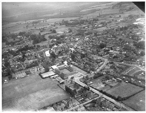 Aerial view of our school